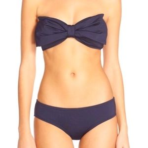 Kate Spade Bandeau Bikini with Bow accent and halter strap